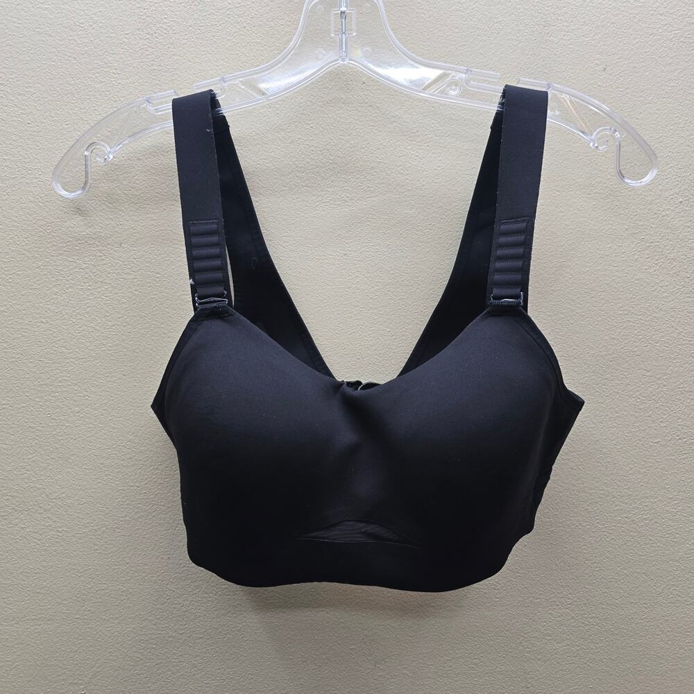 Lululemon  Seamless Wireless Bra Molded Cups Full Coverage Black SZ 34C Comfort